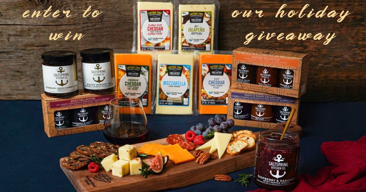 Paradise Island Cheese x Salt Spring Kitchen Co. Holiday Giveaway